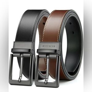 Black and Brown Men's Leather Belts